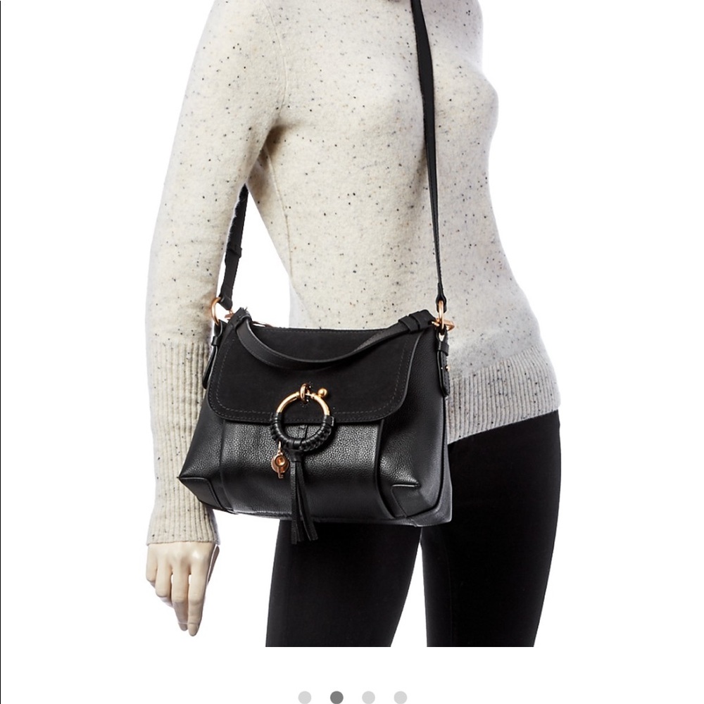 See by Chloe - small Joan leather and suede bag